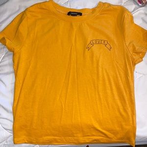 ORANGE MEDIUM CROP TOP FROM FOREVER 21